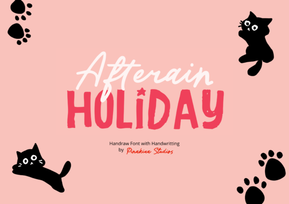 Afterain Holiday: A Fresh Display Font for Modern Branding Projects