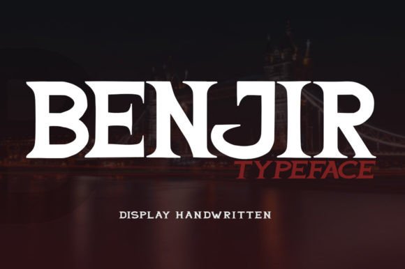 Benjir Typeface: Elevate Your Craft Projects with Elegant Handwritten Style