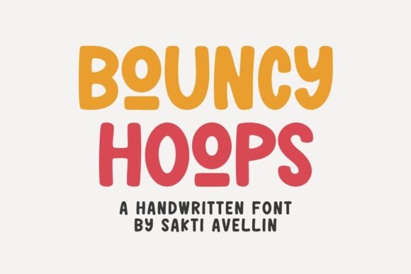Bouncy Hoops: A Lively Display Font for Bold Marketing Designs