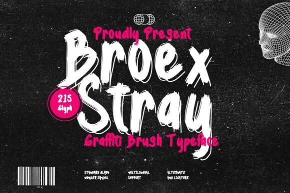 Broex Stray: A Bold Display Font for Modern Marketing and Social Media Design