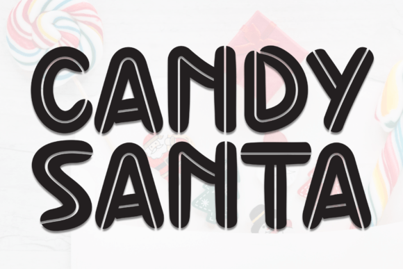 Candy Santa: A Festive Display Font for Web Designers