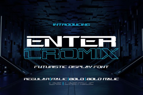 Enter Cromix: A Futuristic Display Font for Modern Editorial Design