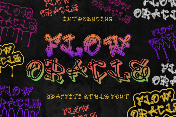 Flow Oracle: A Graffiti-Inspired Typeface for Bold Editorial Design