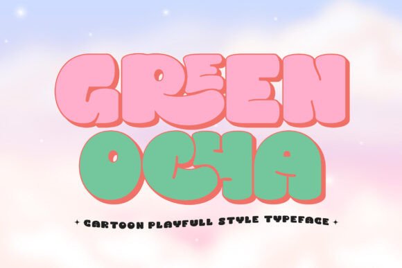 Green Ocha: A Playful Typeface That Brings Personality to Branding