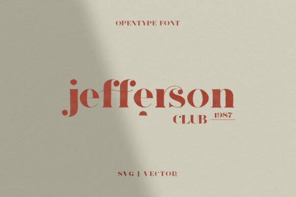 Jefferson: Elevating Campaign Visuals with Elegant Serif Typography