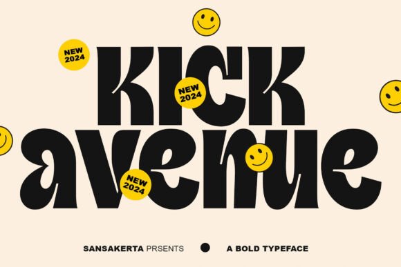 Kick Avenue: A Display Font for Bold Editorial Statements