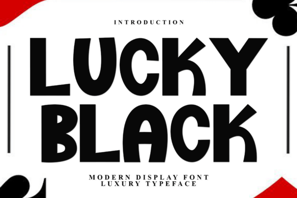 Lucky Black: A Bold Display Font for Web Designers