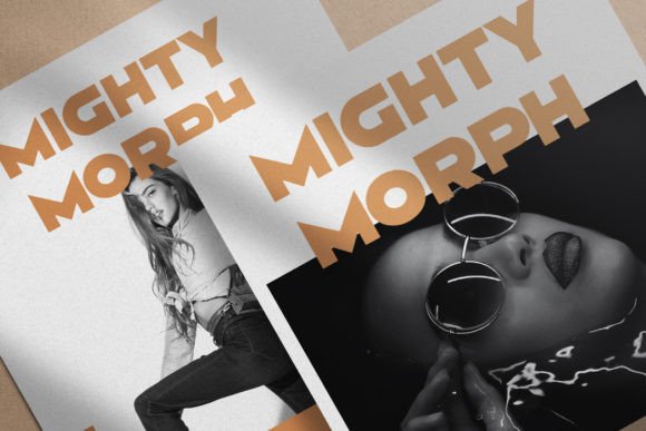 Mighty Morph: A Bold Display Font for Impactful Web Design