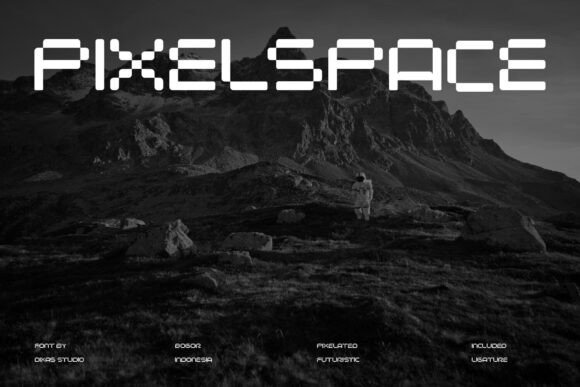 Pixel Space: A Futuristic Font for Modern Branding Projects