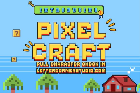 Pixelcraft: A Retro Pixel Font That Elevates Branding Projects