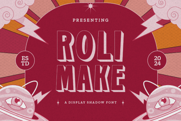 Rolimake: A Bold Display Font for Crafters and Product Designers