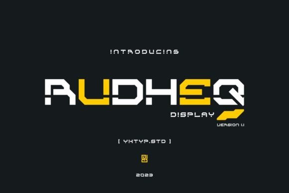 Rudheq: A Futuristic Font for Bold Web Design