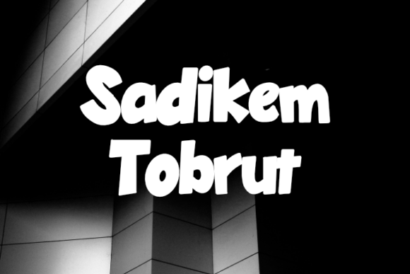 Sadikem Tobrut: The Display Font That Elevates Campaign Visuals