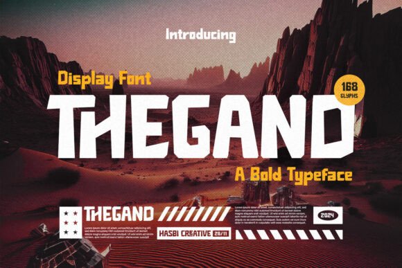 Thegand: A Hand-Drawn Font That Brings Personality to Editorial Design