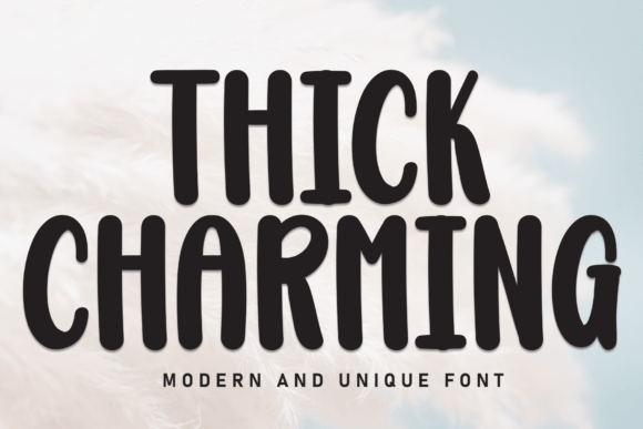 Thick Charming: A Sweet & Versatile Display Font for Playful Branding Projects