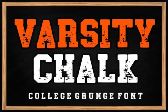 Varsity Chalk: A Bold Display Font for Editorial Design and Digital Publishing