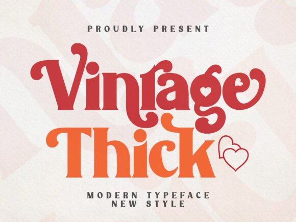 Vintage Thick: A Display Font for Timeless Editorial Design