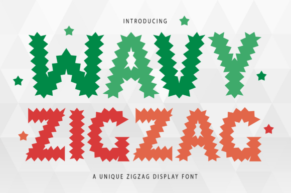 Wavy Zigzag: A Playful Yet Polished Font for Small Business Branding
